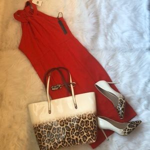 NWT Felicity & CoCo Jenny Bright Red Dress Sz Sm